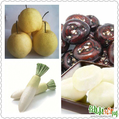 秋季多吃護嗓三寶:梨 荸荠 白蘿卜